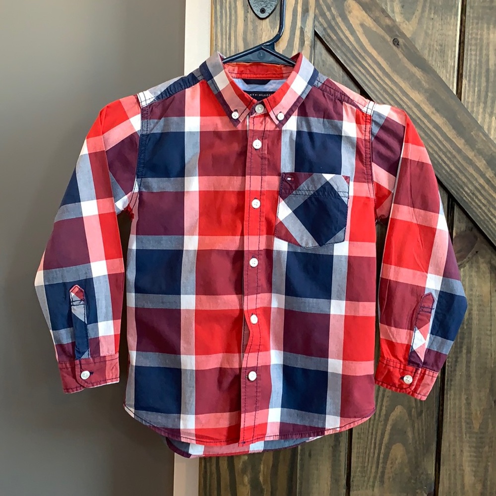 Very nice boys button down shirt.